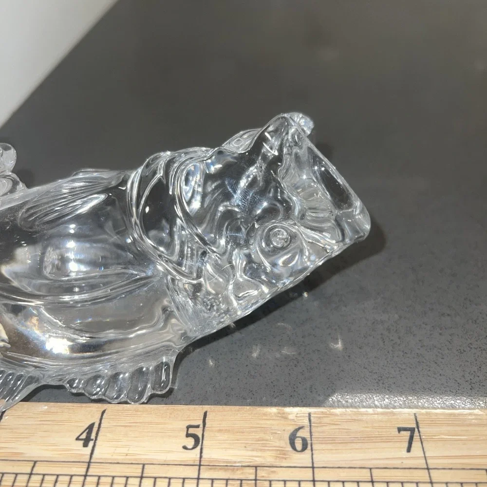 LARGE MOUTH BASS LEAD CRYSTAL PRINCESS HOUSE WONDERS OF THE WILD FISH FIGURINE - Picture 7 of 8